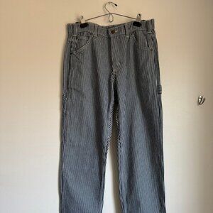 Dickies FLEX Relaxed Fit Hickory Stripe Carpenter Pants